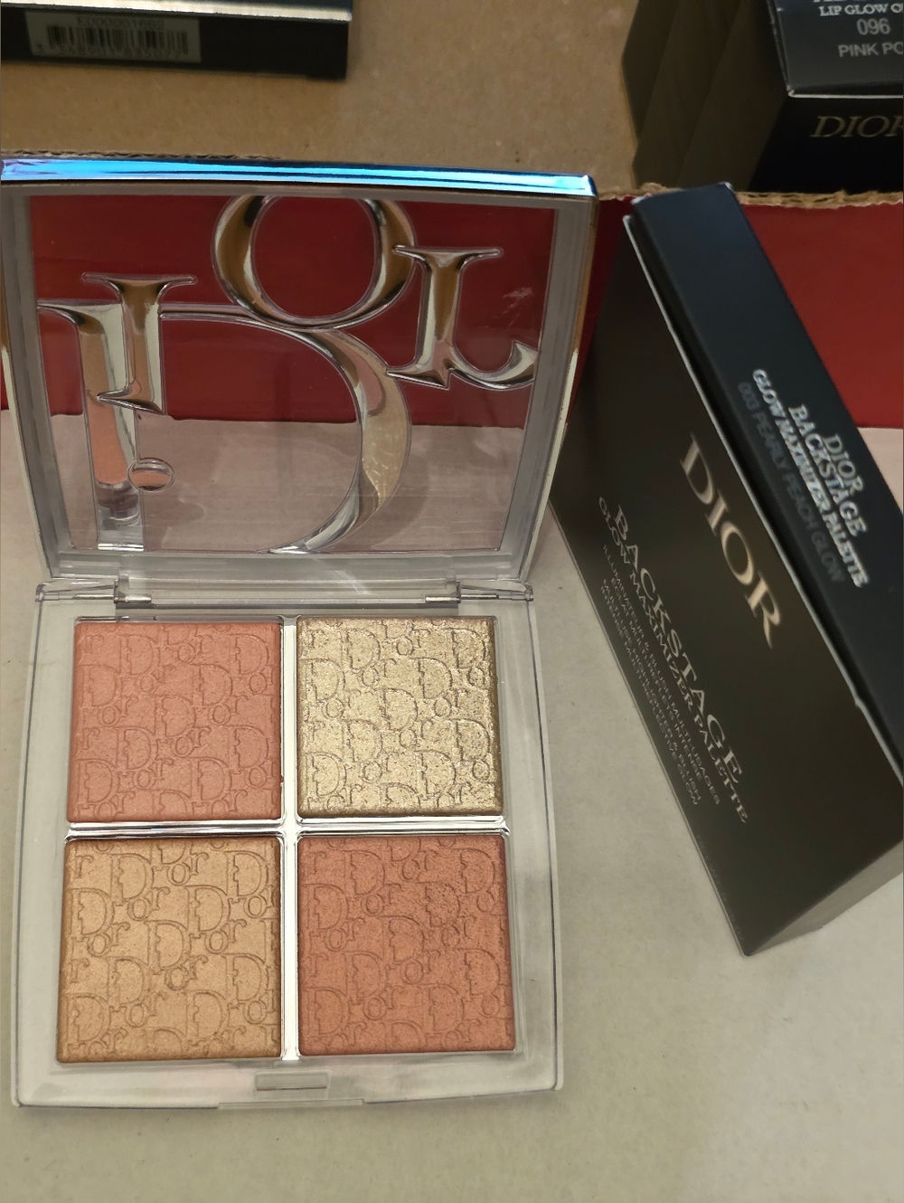 Dior Backstage Glow Maximizer Palette 003 Pearly Peach Glow. BNIB - Picture 4 of 8